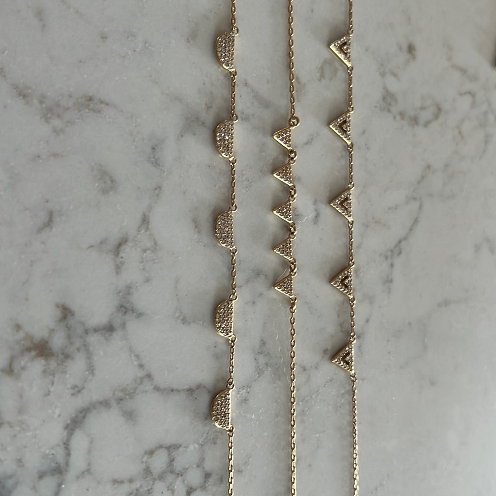 Stella and Dot triple strand necklace